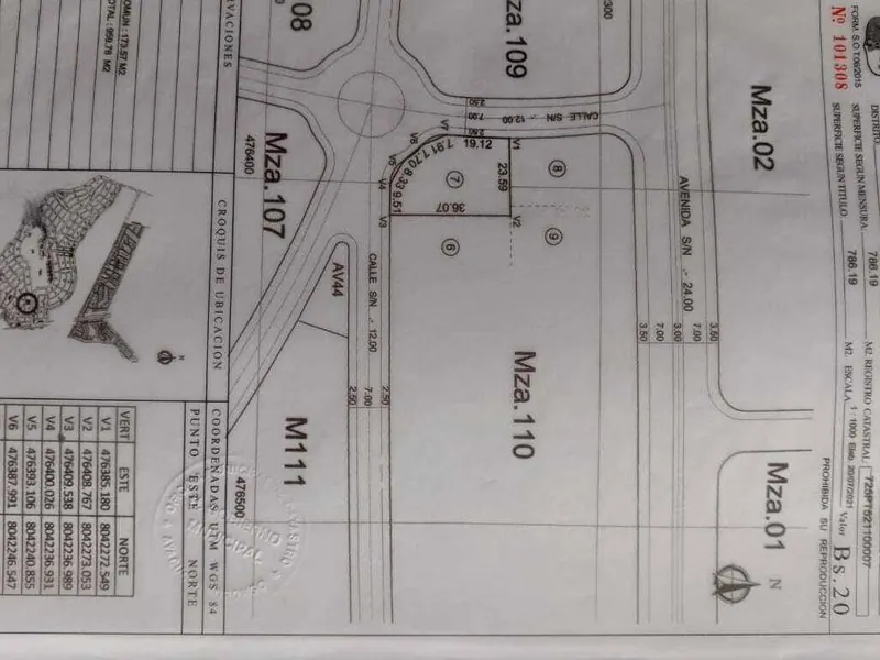Lot for sale in Urubó, Playa Turquesa: foto 3 de 8