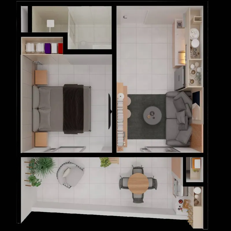 Departamento de 1 dormitorio en preventa en la Zona Sur: foto 12 de 12
