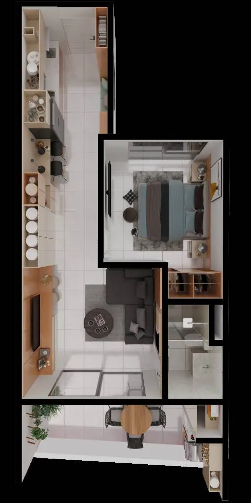 Departamento de 1 dormitorio en preventa en la Zona Sur: foto 12 de 12