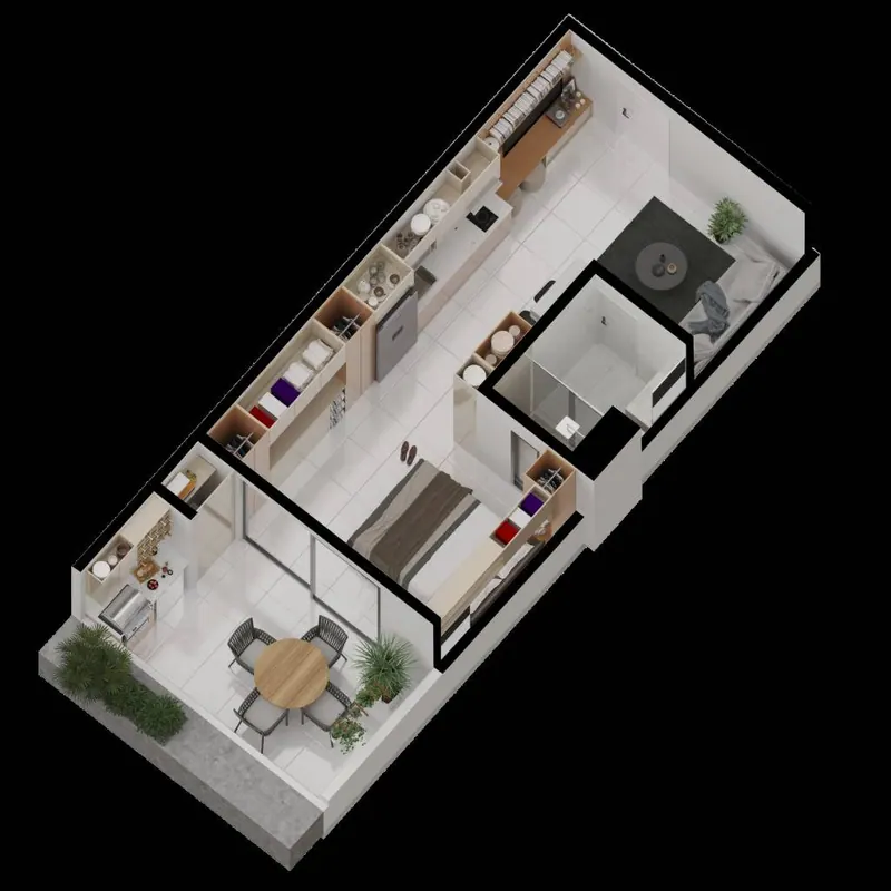 2-bedroom apartment in pre-construction in the South Zone: foto 10 de 12