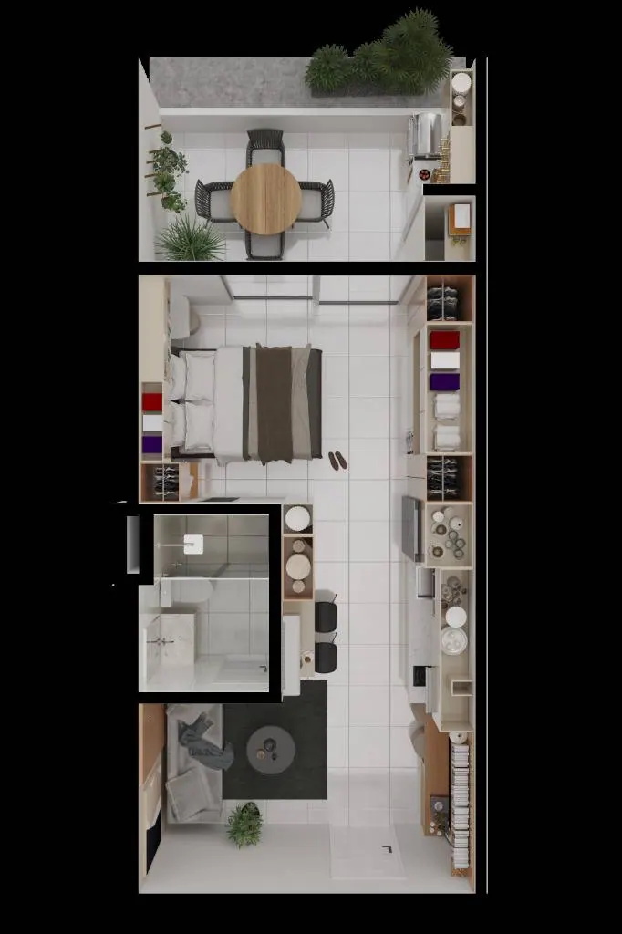 2-bedroom apartment in pre-construction in the South Zone: foto 11 de 12