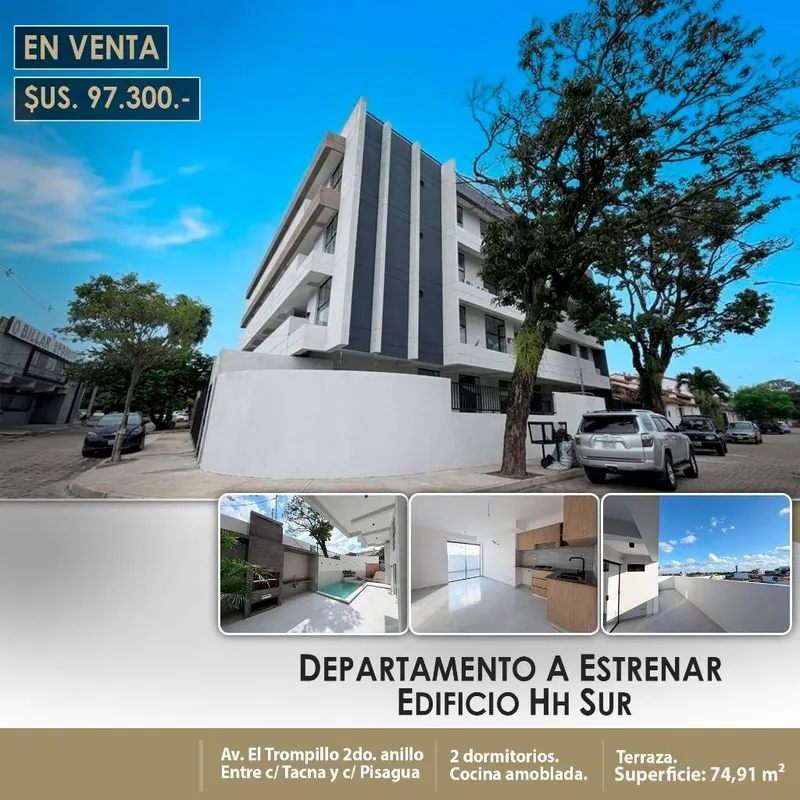 Brand-new 2-bedroom apartment in the HH Sur building: foto 2 de 15