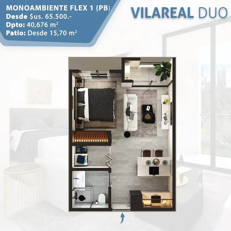 Studio in pre-construction in the North Zone, Vilareal Duo: foto 10 de 11