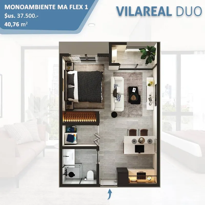 Studio in pre-construction in the North Zone, Vilareal Duo: foto 10 de 10