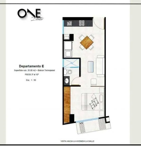 Monoambiente en venta en Equipetrol, edificio One Isuto: foto 3 de 13