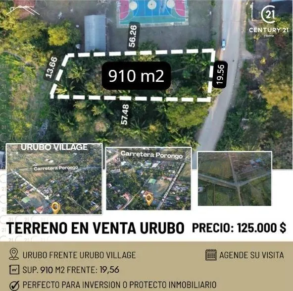 Terreno de 910 m² en venta en el Urubó, zona Urubó Village: foto 2 de 6