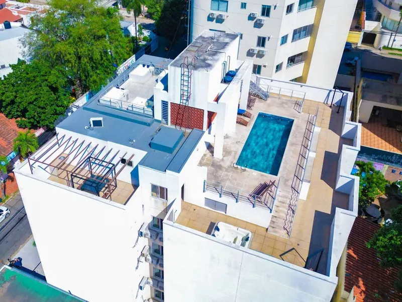 Monoambiente amoblado en venta en Equipetrol, edificio Bellini: foto 1 de 14