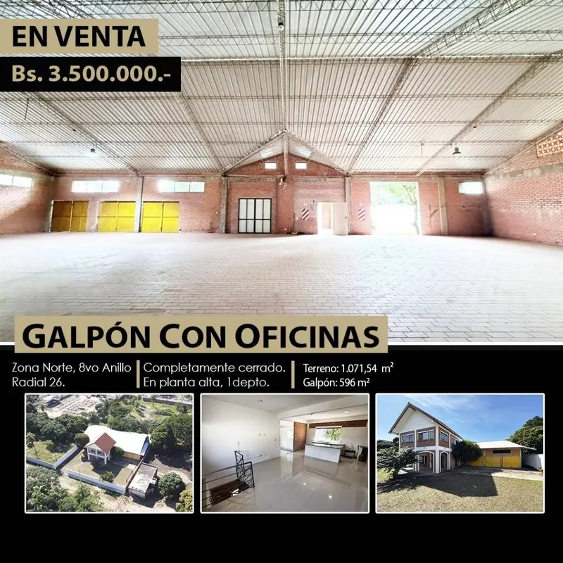 Warehouse with offices for sale in the North Zone, 8th ring: foto 2 de 17