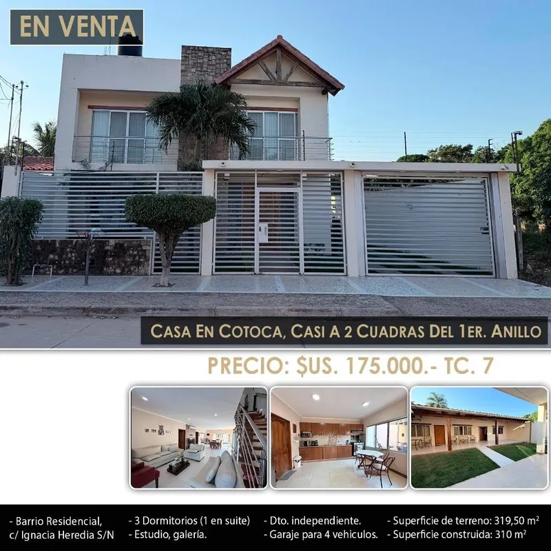 Casa en venta en Cotoca de 3 dormitorios y 310 m² construidos: foto 2 de 21