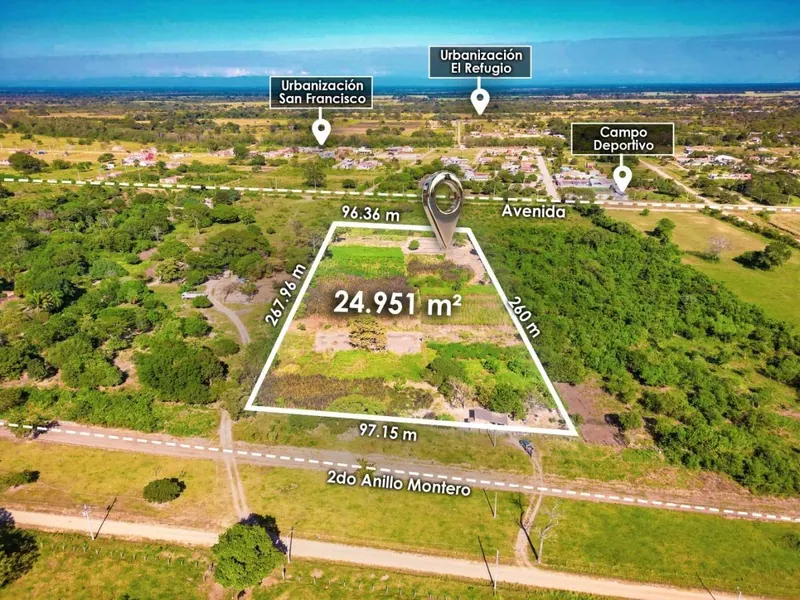 Terreno de 24.951 m² en venta en Montero, zona Muyurina: foto 5 de 8