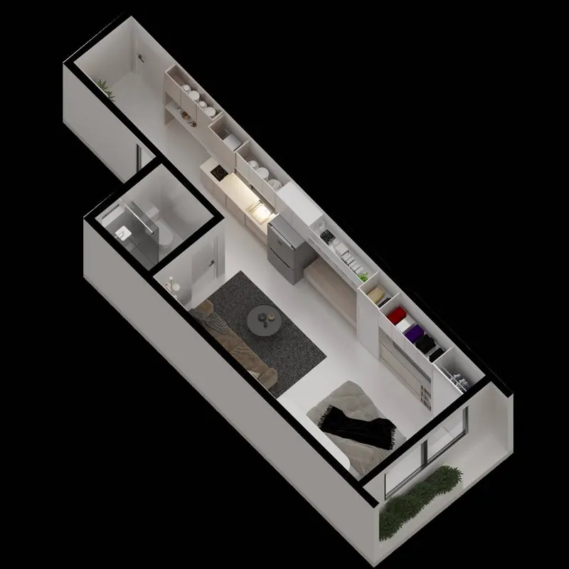 Monoambiente en preventa en la Zona Norte, edificio HH Home: foto 10 de 12