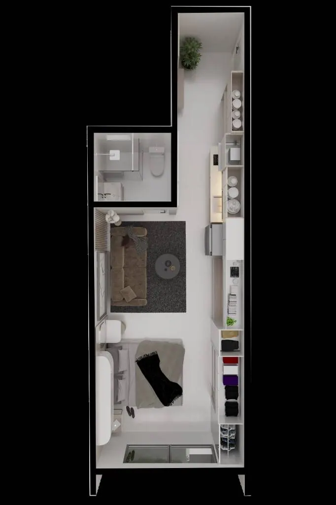 Monoambiente en preventa en la Zona Norte, edificio HH Home: foto 11 de 12