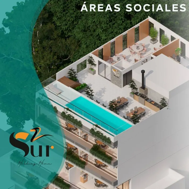 Departamento de 1 dormitorio en preventa en el 2do anillo, Zona Sur: foto 4 de 12