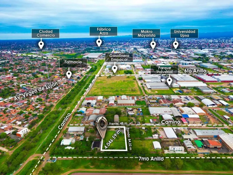 Terreno en venta en el Parque Industrial, 7mo anillo: foto 2 de 9