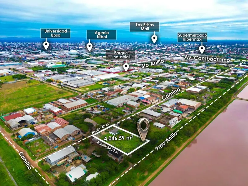 Terreno en venta en el Parque Industrial, 7mo anillo: foto 3 de 9