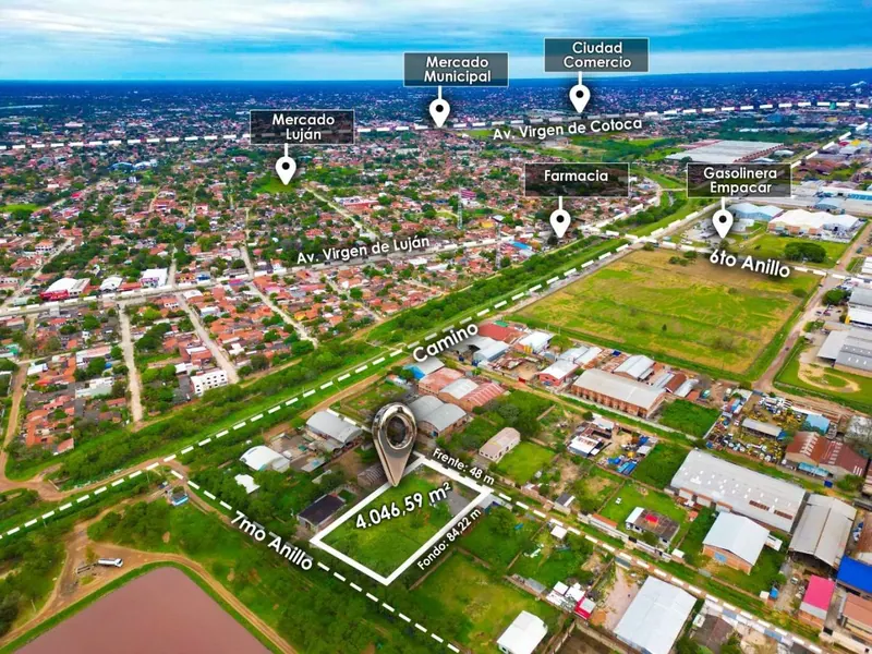 Terreno en venta en el Parque Industrial, 7mo anillo: foto 6 de 9