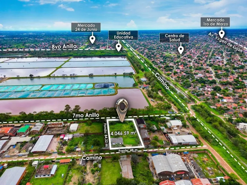 Terreno en venta en el Parque Industrial, 7mo anillo: foto 7 de 9
