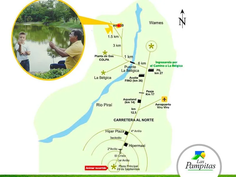 Terreno de 1.000 m² en venta en el complejo campestre Las Pampitas: foto 6 de 11