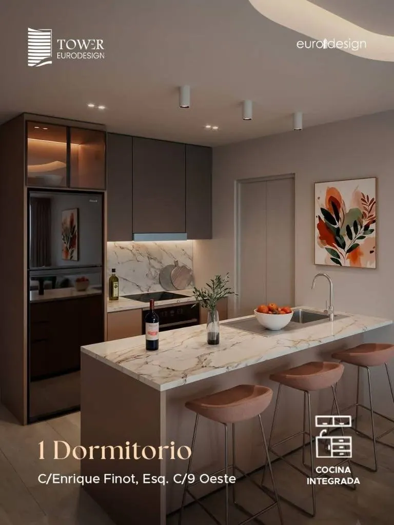 Departamento de 1 dormitorio en venta en Eurodesign Tower: foto 7 de 9