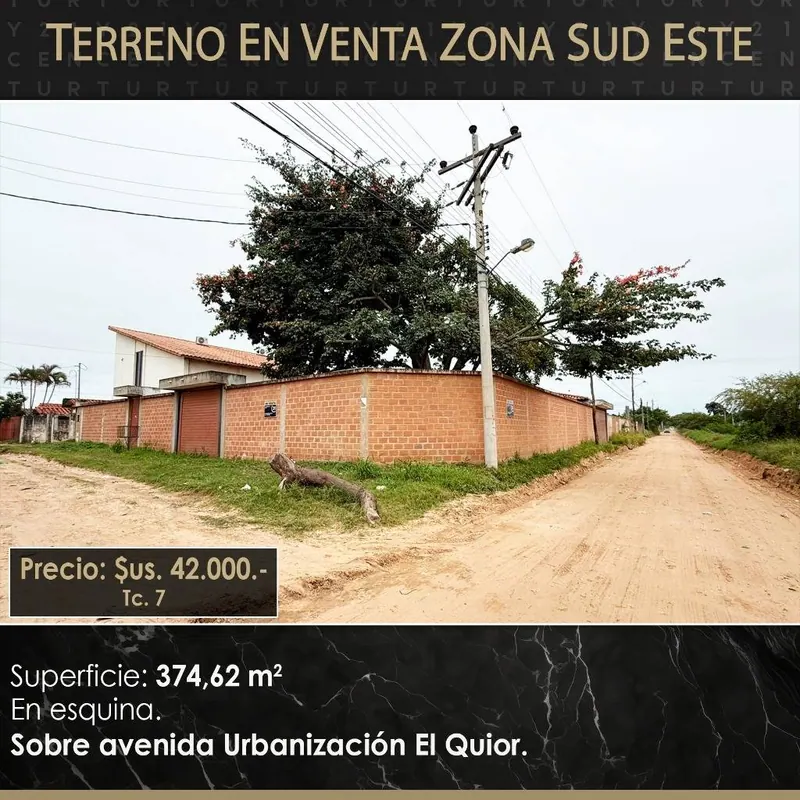 Lot for sale in the El Quior development, East Zone: foto 2 de 4