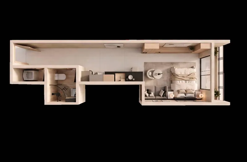 Studio in pre-construction at Osaka Residence, East Zone: foto 10 de 11