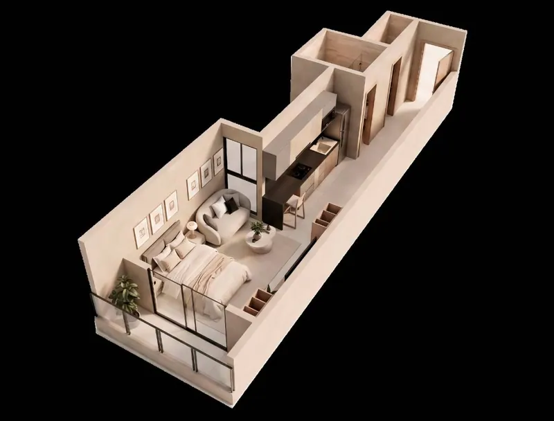 Studio in pre-construction at Osaka Residence, East Zone: foto 11 de 11