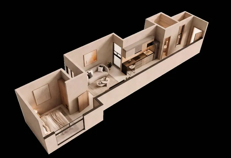 Departamento de 1 dormitorio en preventa en la Zona Este: foto 10 de 11