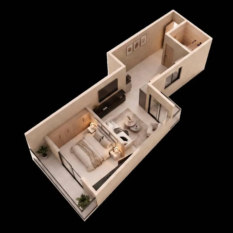 1-bedroom apartment in pre-construction in the East Zone: foto 10 de 11