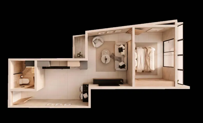1-bedroom apartment in pre-construction in the East Zone: foto 11 de 11