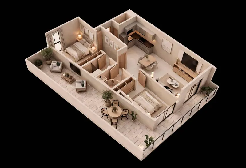 2-bedroom apartment in pre-construction in the East Zone: foto 10 de 11