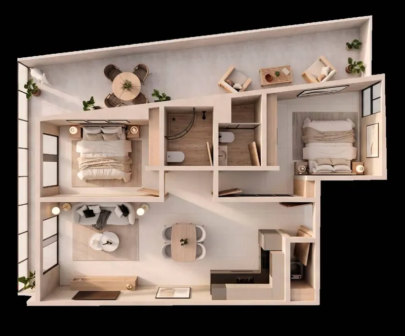 2-bedroom apartment in pre-construction in the East Zone: foto 11 de 11