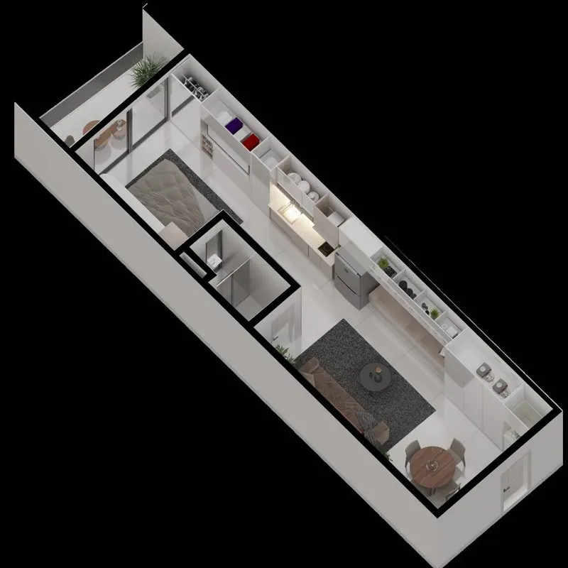 Monoambiente en preventa en la Zona Norte, edificio HH Home: foto 10 de 13