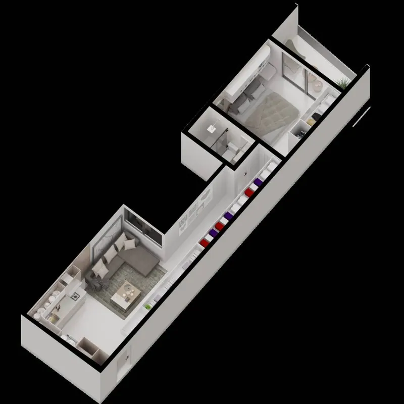 1-bedroom apartment in pre-construction in the North Zone: foto 10 de 12