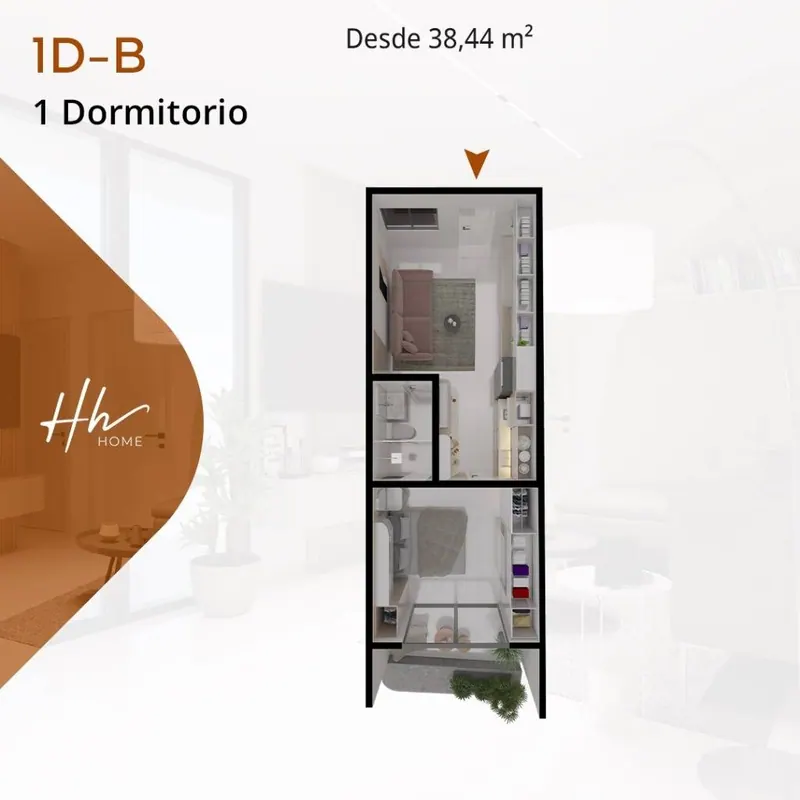 1-bedroom apartment in pre-construction in the North Zone: foto 10 de 10
