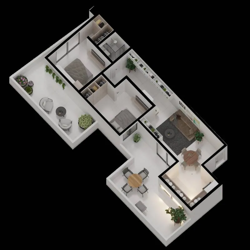 2-bedroom apartment in pre-construction in the North Zone: foto 10 de 12