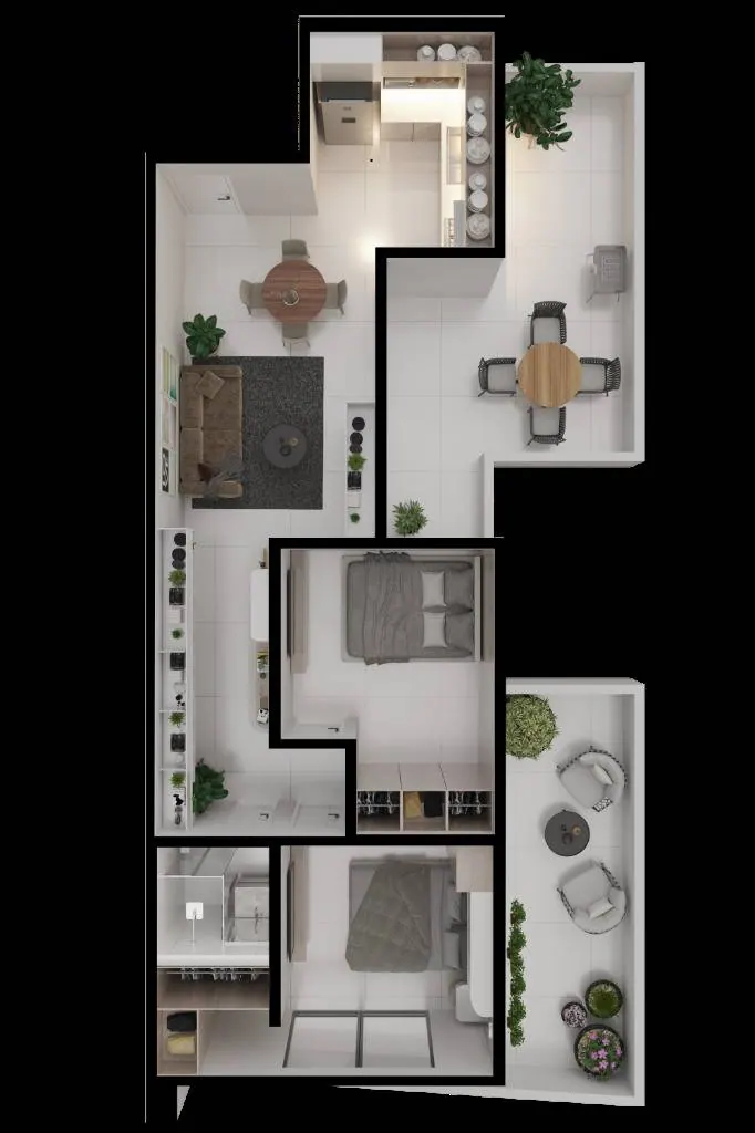2-bedroom apartment in pre-construction in the North Zone: foto 11 de 12