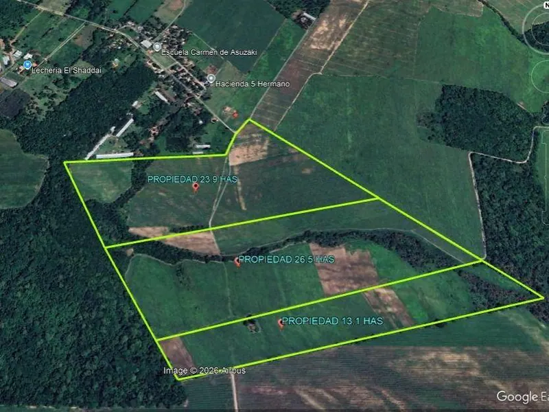 Propiedad agrícola de 63,5 ha en venta en Warnes: foto 3 de 6