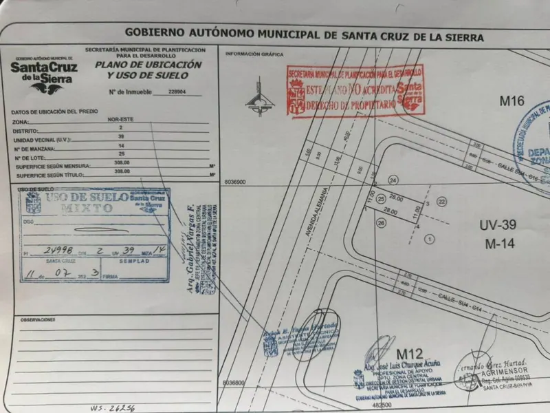 308 m² lot for sale on the 4th ring, Av. Alemania: foto 4 de 4