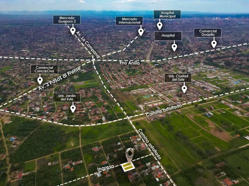 Terreno de 385,46 m² en venta en Jardín del Este, Zona Este: foto 5 de 7