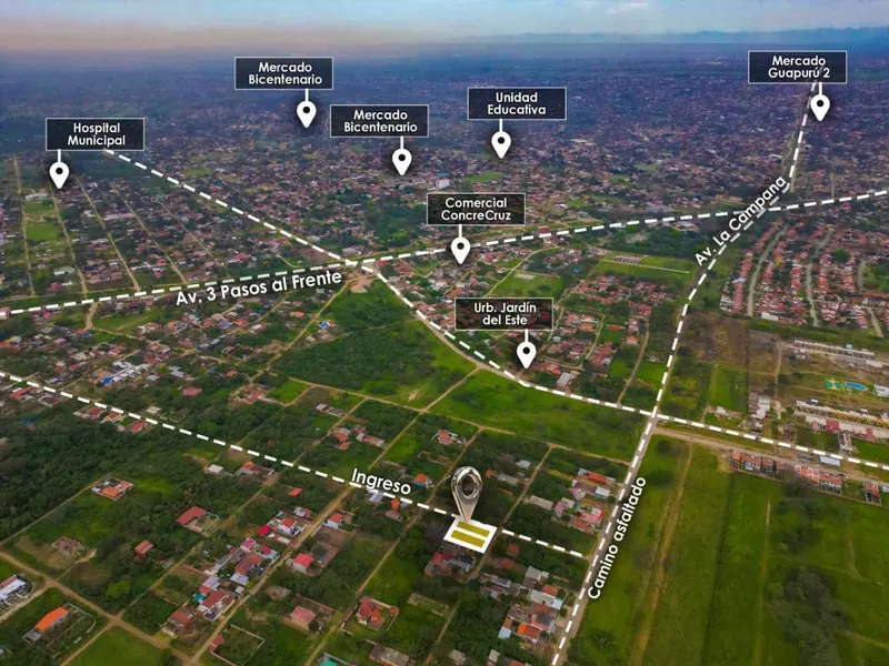 Terreno de 300 m² en venta en Urb. Jardín del Este, Zona Este: foto 4 de 6