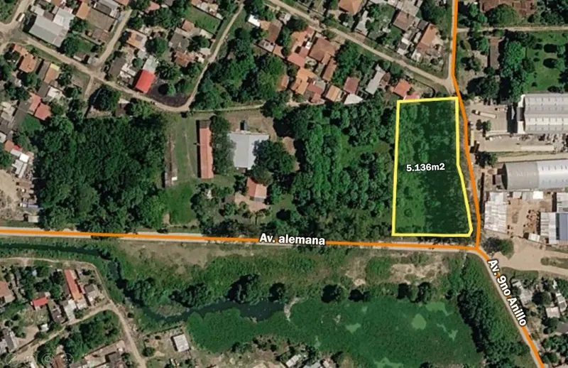 5,136.46 m² rustic lot for sale on Av. Alemana: foto 1 de 10
