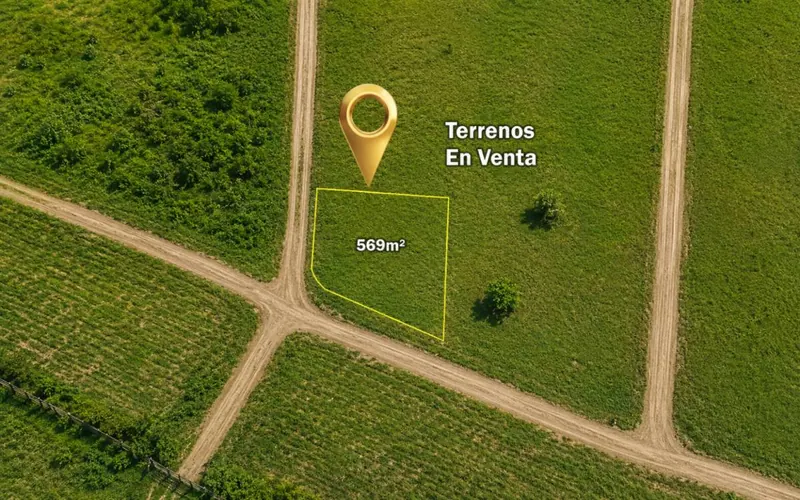 Terreno de 569 m² en venta en el Urubó, condominio cerrado: foto 1 de 10
