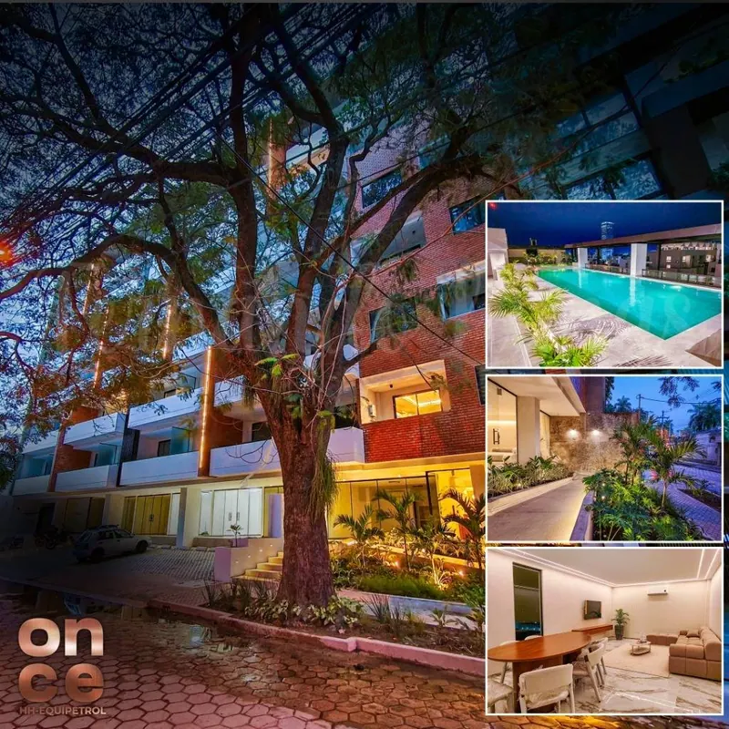 Monoambiente en venta en Equipetrol, edificio HH Once: foto 1 de 11