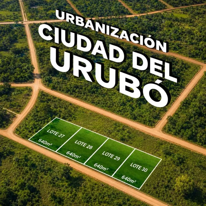Terreno de 640 m² en venta en el Urubó, Ciudad del Urubó: foto 1 de 2