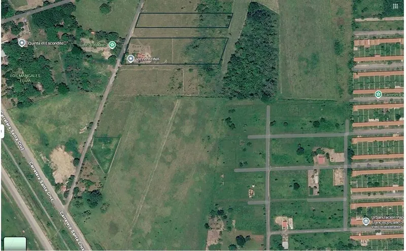 Terreno de 334,7 m² en venta en Warnes, Chuchio: foto 2 de 4