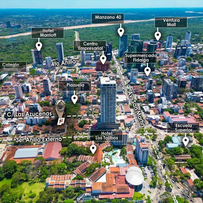 Terreno de 340 m² en venta en Sirari, Equipetrol: foto 3 de 3