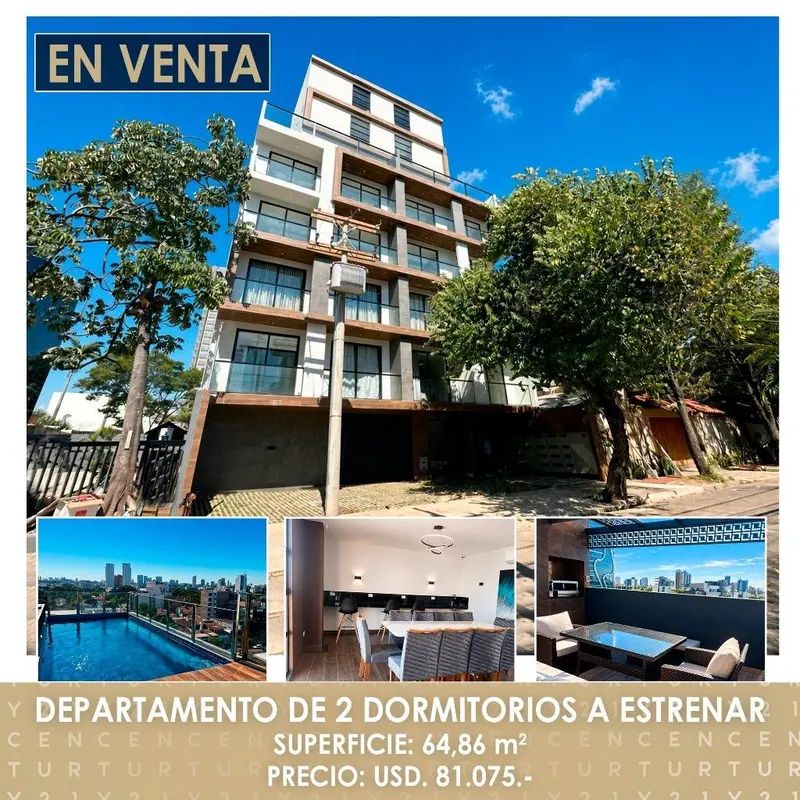 Departamento de 2 dormitorios en venta en Equipetrol, a estrenar: foto 2 de 12