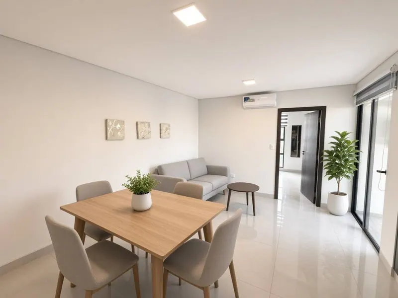 Departamento de 1 dormitorio en venta en Equipetrol, Aura Concept: foto 3 de 11