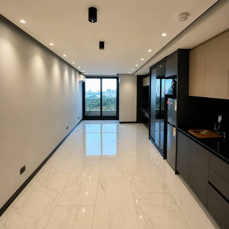 Studio with balcony for rent in Sky Tower, Equipetrol