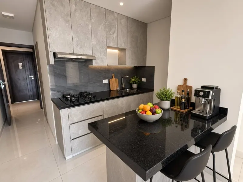 Departamento de 3 dormitorios en venta en Aura Residences, Equipetrol: foto 8 de 11